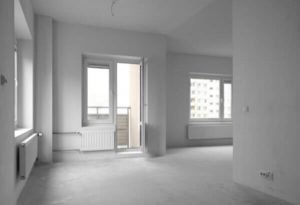 Квартиры с черновой отделкой.