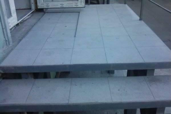 Укладка на лестницу антиобледенения